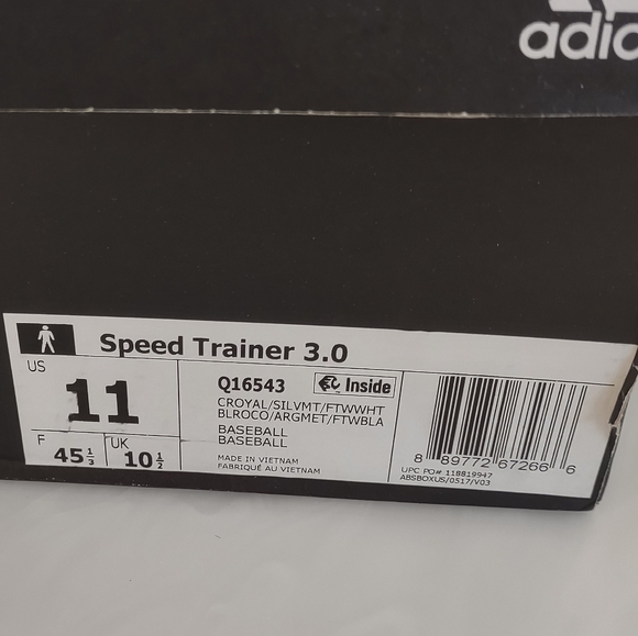 NWOT Adidas Men\'s Blue Speed Trainer Shoes main image 7